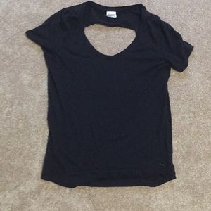 PINK open back tee shirt